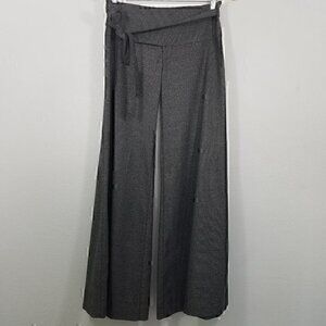 Black Halo Metallic Grey Belted Palazzo Pant 2